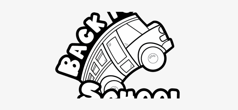 Banner Free Back To School Clipart Black And White - First Day Of School Clipart Black And White, transparent png download