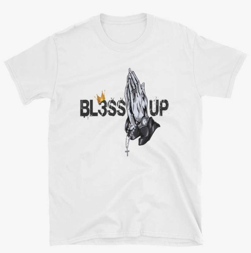 Image Of White Prayer Hands Unisex Tee - Shopco Technologies Corp., transparent png download