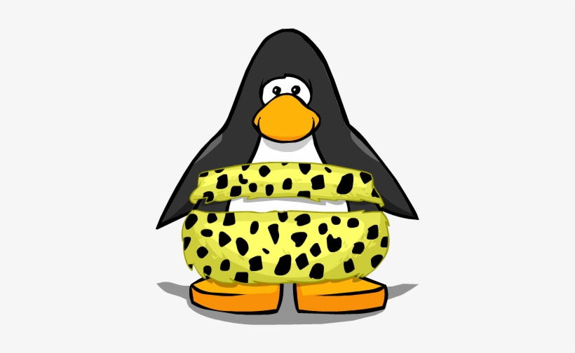 Leopard Print Two Piece Pc - Club Penguin, transparent png download
