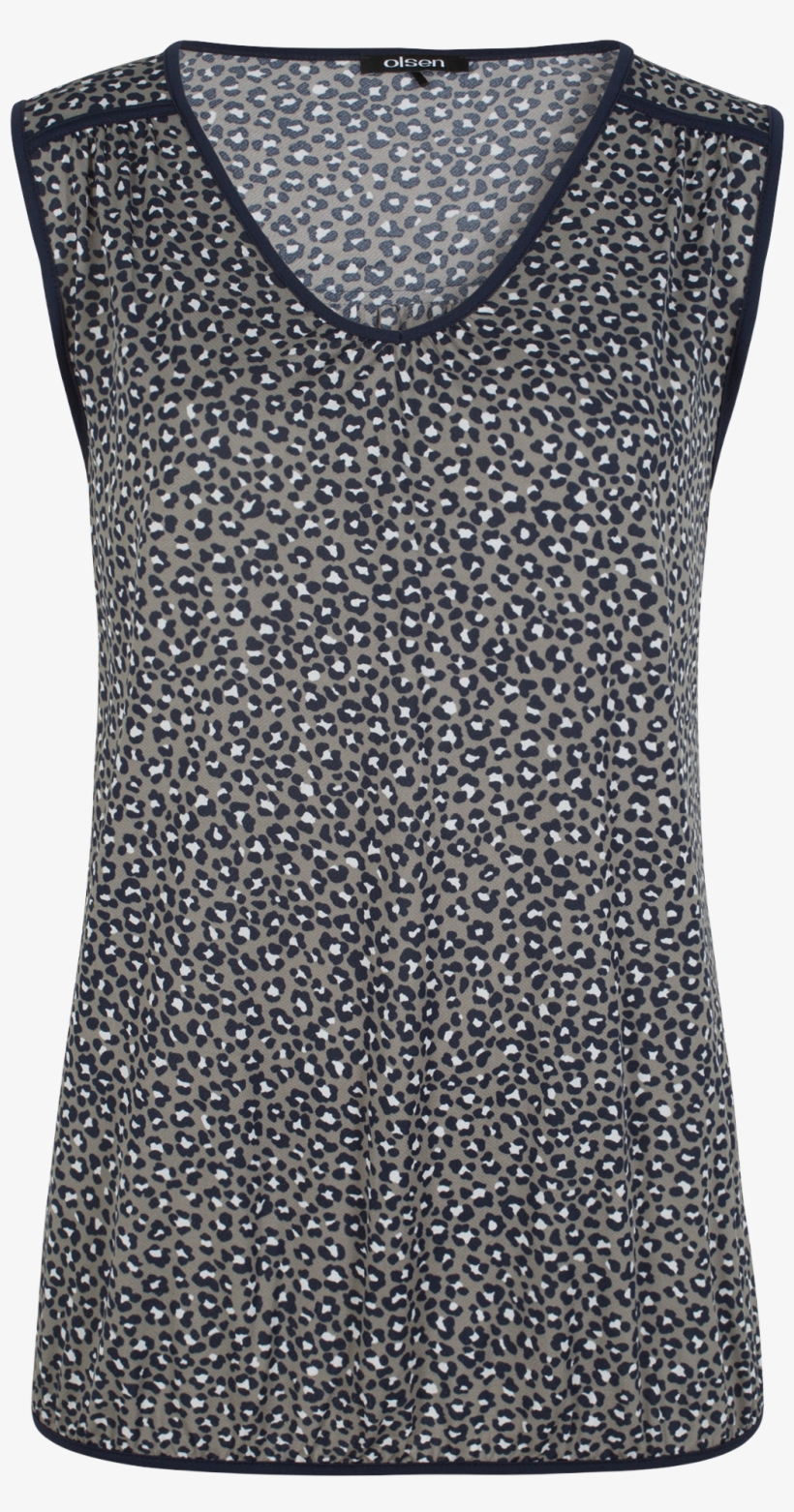 Top Leopard Print - Little Black Dress, transparent png download
