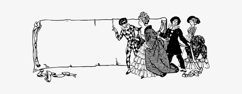 Drama Scroll Clipart Png, transparent png download