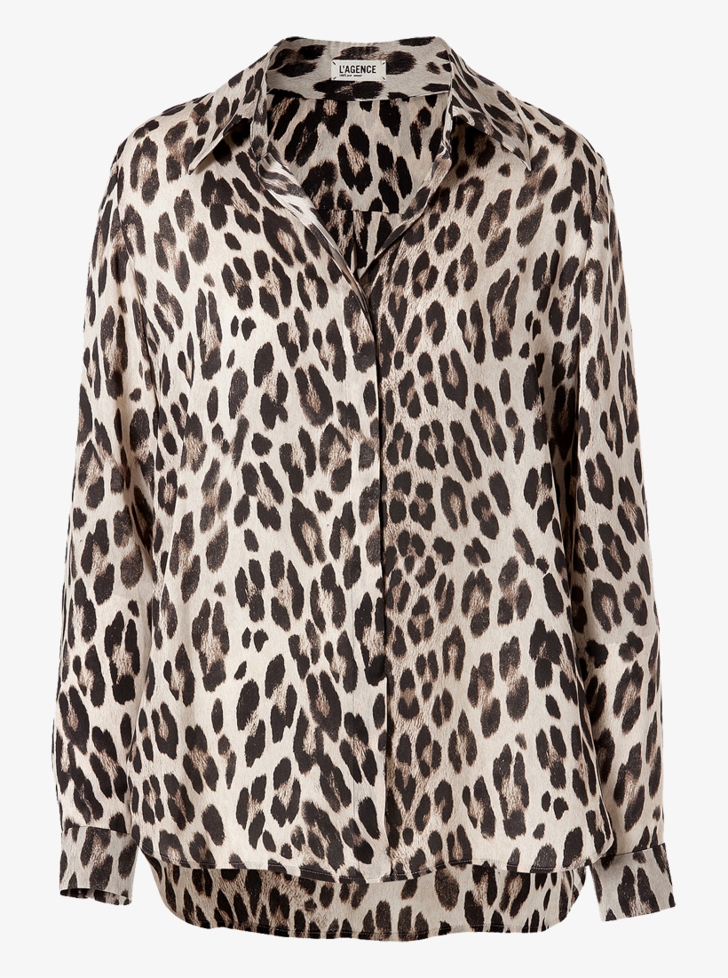 Free Shipping Discounts L'agence Animal Print Top Cheap, transparent png download