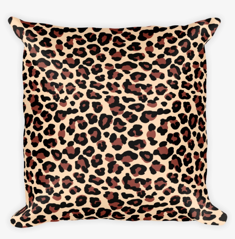 Leopard Print Pillow Swish Embassy - Animal Print, transparent png download