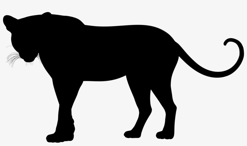 This Free Icons Png Design Of Leopard Silhouette, transparent png download