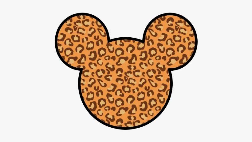 Mickey Leopard Print - Skin Decal For Otterbox Symmetry Apple Ipad Pro 12.9, transparent png download