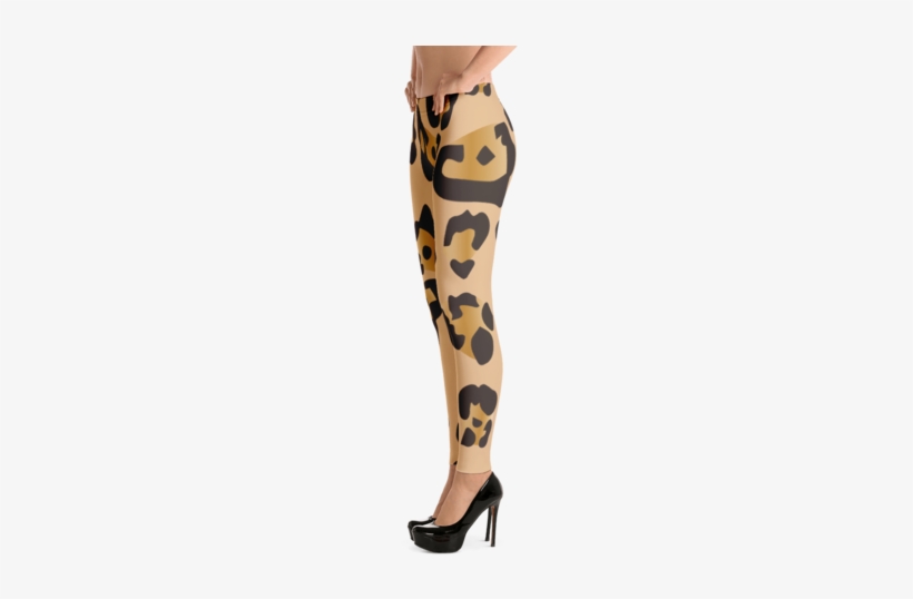 Leopard Print - Leggings - Dogzprinted - Camo Leggings, Army Leggings, Grunge Leggings, Crazy, transparent png download