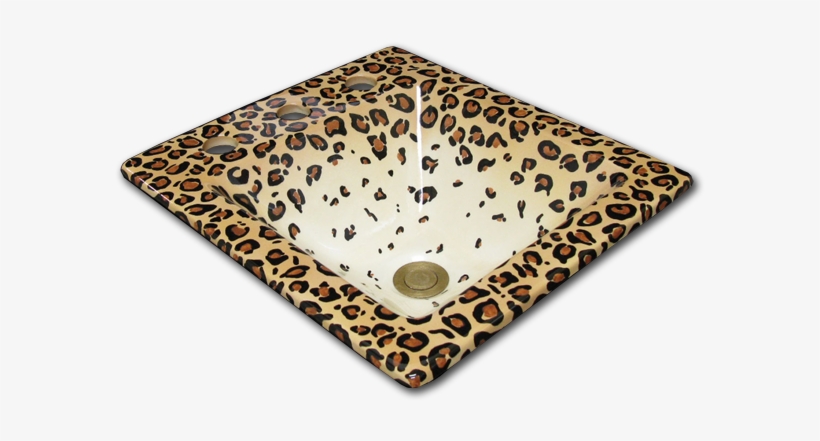 Yb Lepord Print - Bathroom Sink, transparent png download