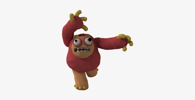 A Red Bear Face - Stuffed Toy, transparent png download