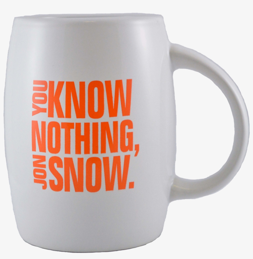 Game Of Thrones - Game Of Thrones You Know Nothing Jon Snow Mug, transparent png download