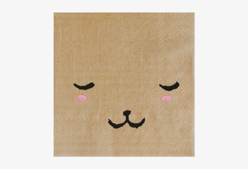 Bear Face Party Napkins - Napkin, transparent png download