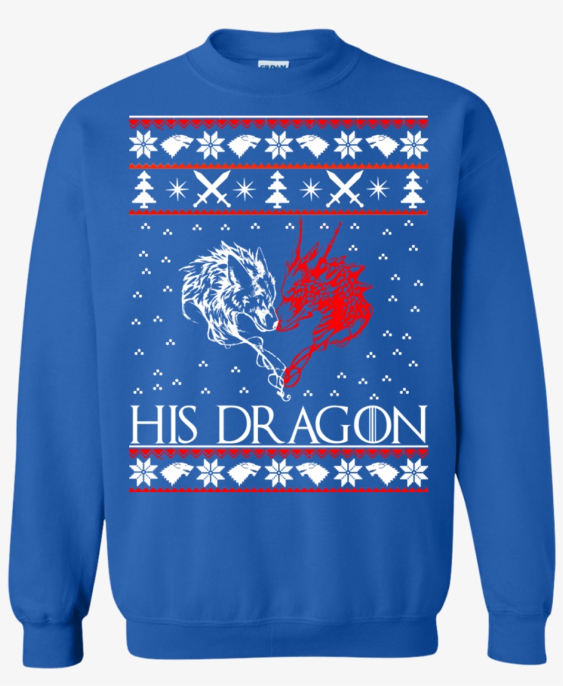 His Dragon Ugly Christmas Sweater, Hoodie - Yuri On Ice Ugly Christmas Sweater, transparent png download