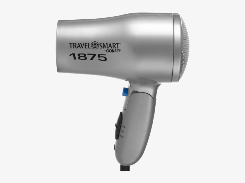 1875-watt Folding Hair Dryer - Conair Corporation 1875-watt Folding Travel Mini Hair, transparent png download