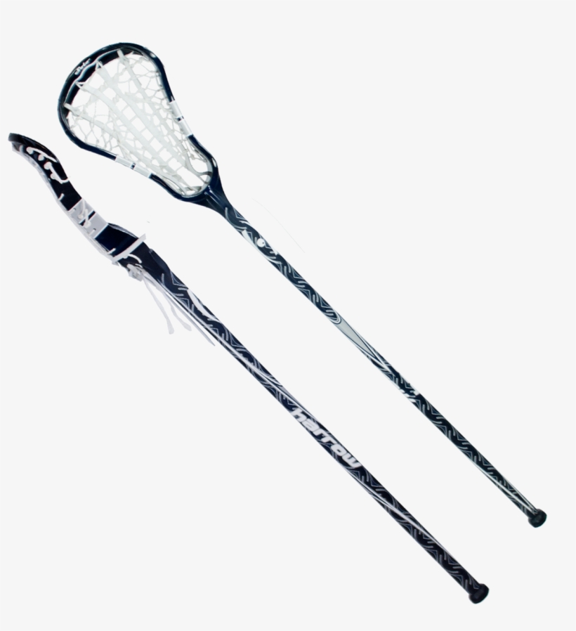 Solo One-piece Lacrosse Stick, String In Navy/silver,, transparent png download