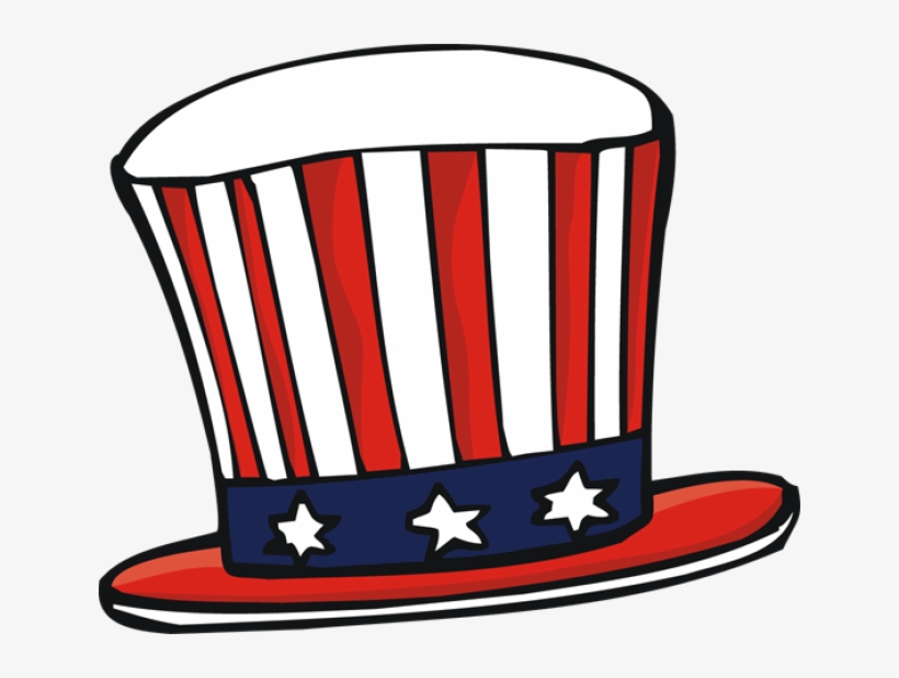 Uncle Sam Top Hat - Uncle Sam Hat Transparent Transparent PNG - 640x538