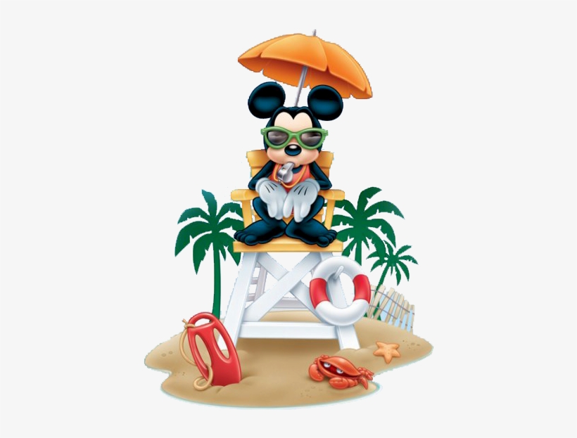 Mickey Minnie Luau Pinterest Disney - Lifeguard Clipart, transparent png download