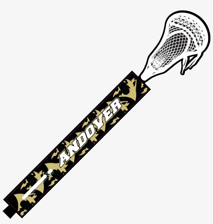 Andover Huskies Custom Team Design Lacrosse Stick Wrap - Red Bridge Manistee River, transparent png download
