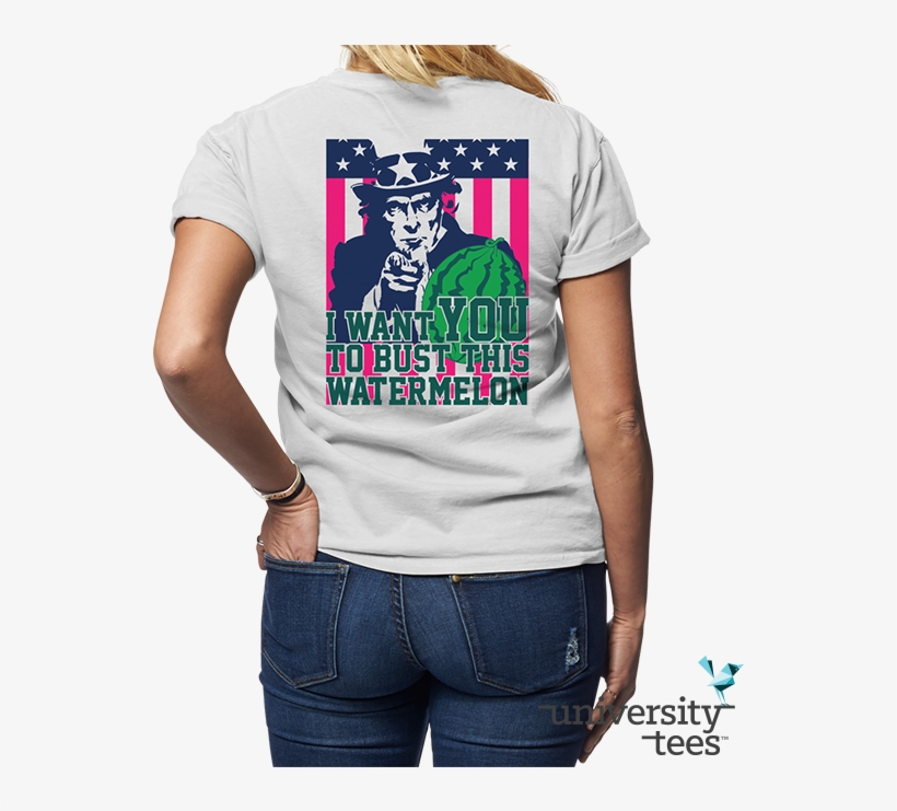 Uncle Sam Wants You To Have Kickass Shirts For Watermelon - Watermelon Bash Shirt Design, transparent png download