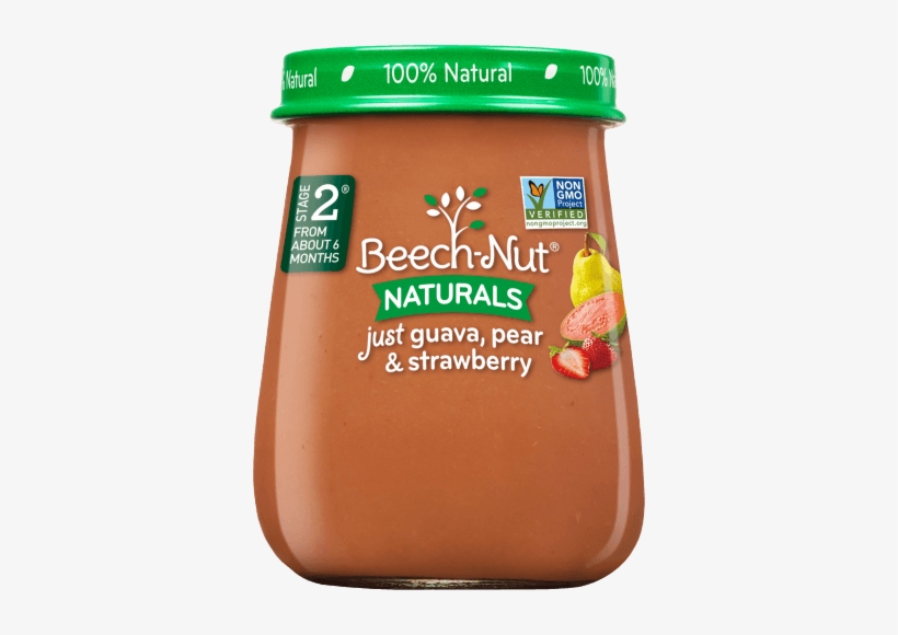 Naturals Just Guava, Pear & Strawberry Jar - Beech-nut Naturals Stage 2 Purees - Sweet Corn &, transparent png download