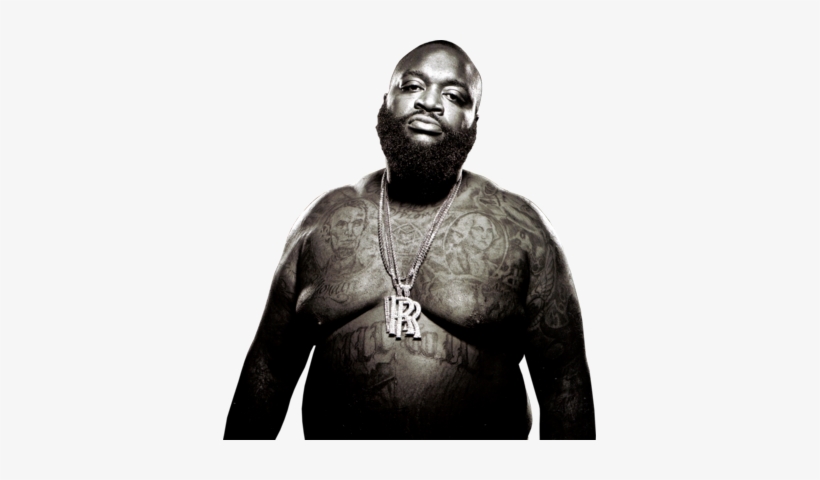 Rick Ross Is A Monster On The Set Of Kanye West's Video - Rick Ross Png, transparent png download