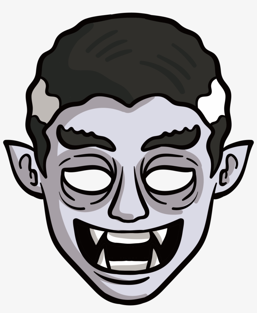 Count Dracula Frankenstein S Monster Fangs Frankensteins - Frankenstein's Creature Head Png, transparent png download
