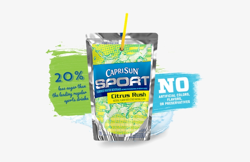Available Nationwide For $2 - Capri Sun Sport Citrus Rush Flavored Water Beverage, transparent png download
