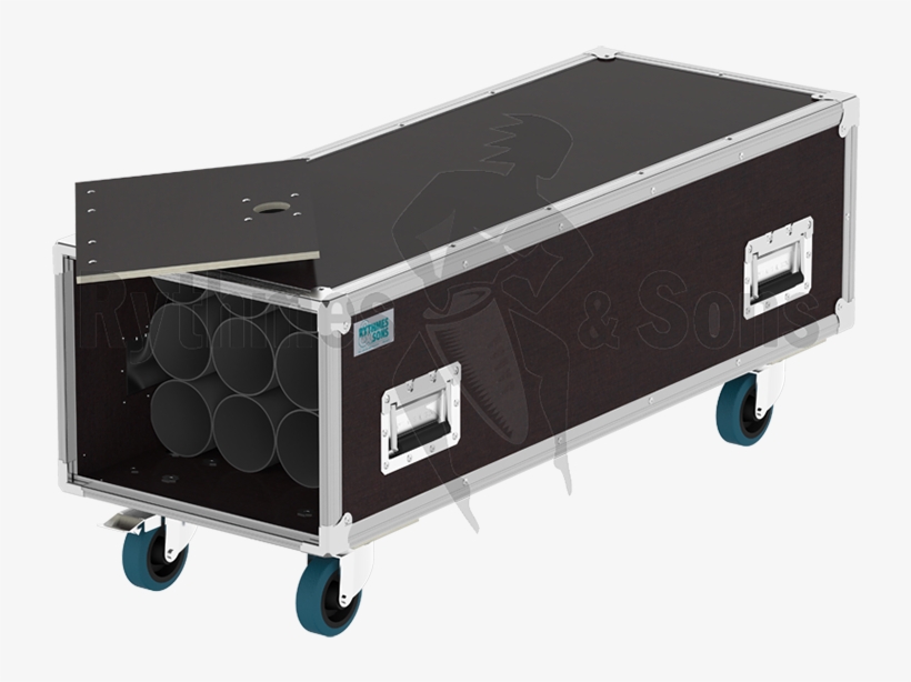 Flight Case For12 Microphone Stands Storage - Road Case, transparent png download