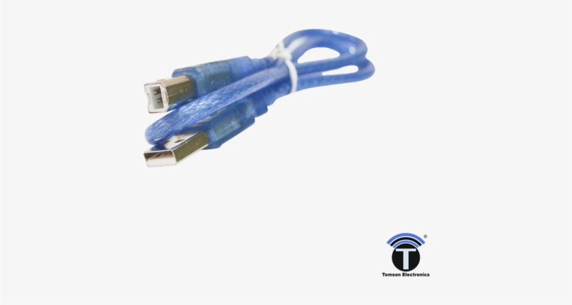 0 A Male To B Male - Amazonbasics Usb 2.0 A-male To B-male Cable, transparent png download