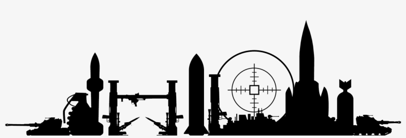 Image Of London Skyline Made Of Weapons, transparent png download