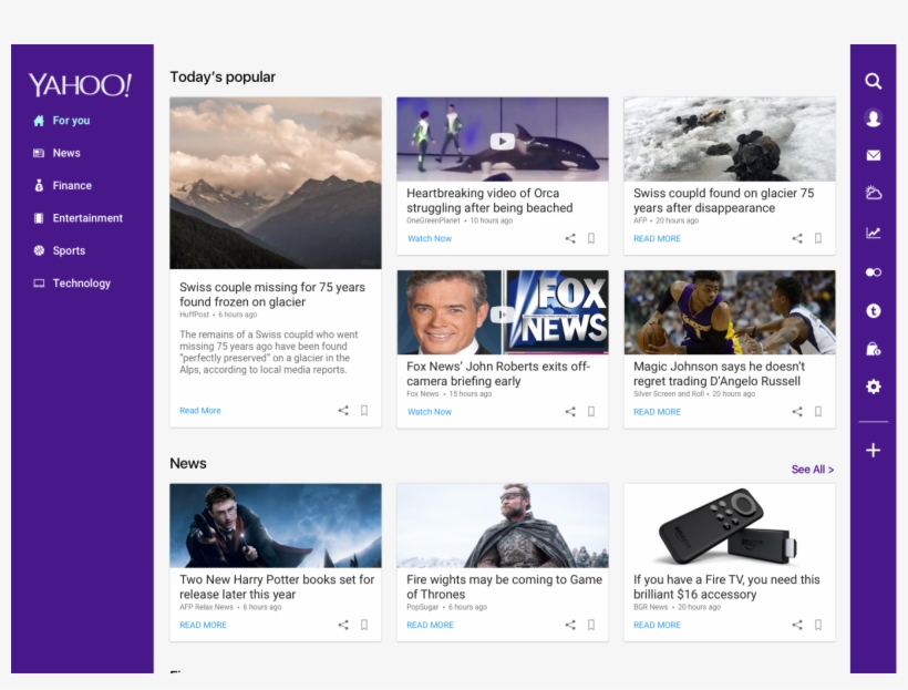 Navigation Concept Sidebar - Fox News Channel, transparent png download