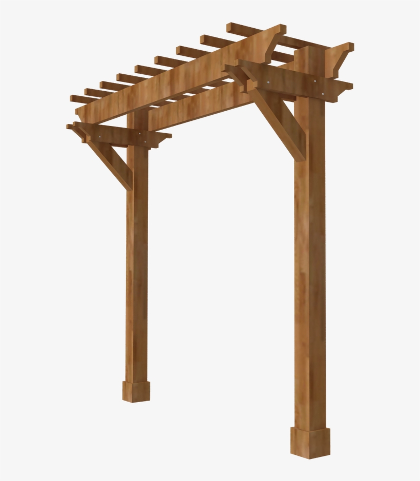 2 Post Pergola 1 - Backyard, transparent png download