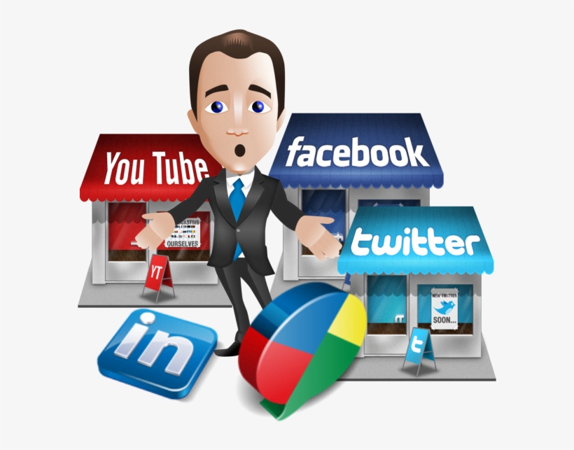Do Social Media Marketing With 410,564 Real People - Man Use Social Media, transparent png download