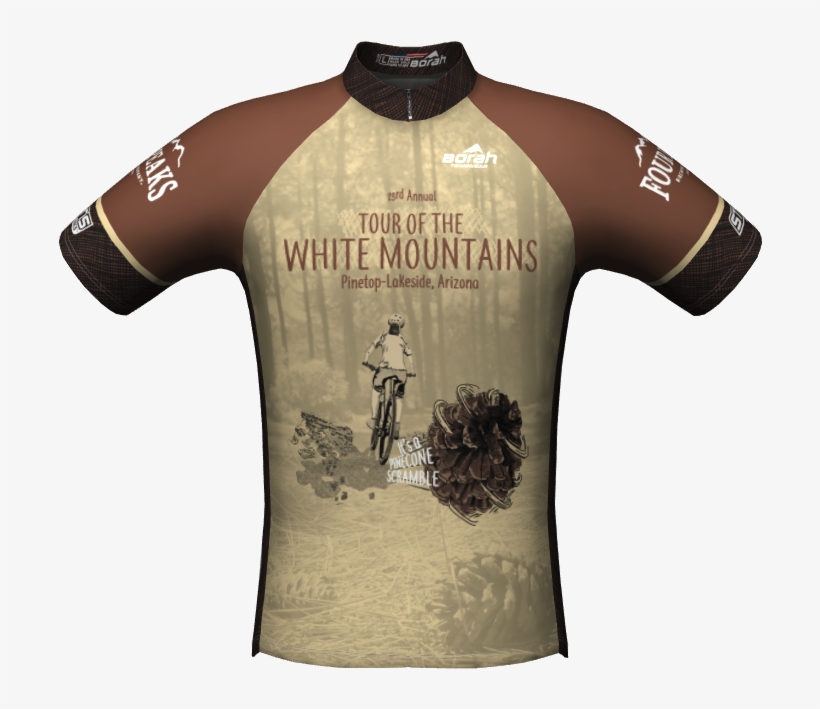 2018 Tour Of The White Mountains Jersey - Active Shirt, transparent png download
