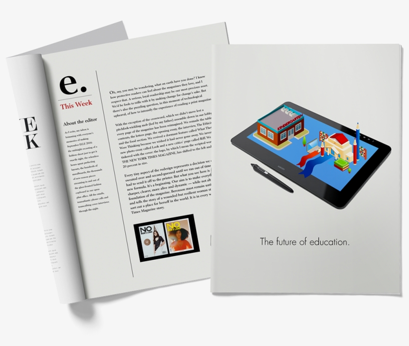 The Focus Of The Magazine Was On David Bowie, So It - Tablet Computer, transparent png download