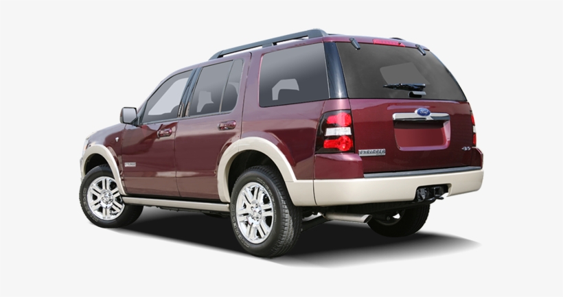 Pre-owned 2008 Ford Explorer 4d Suv 4wd Limited V8 - 2008 Ford Explorer Rear, transparent png download