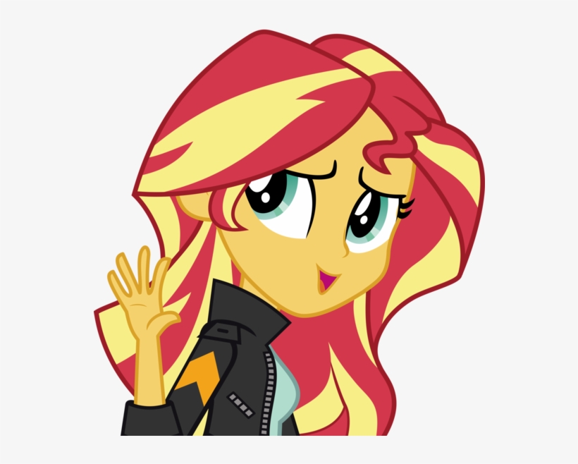 Posted - Mlp Eqg Sunset Vector, transparent png download