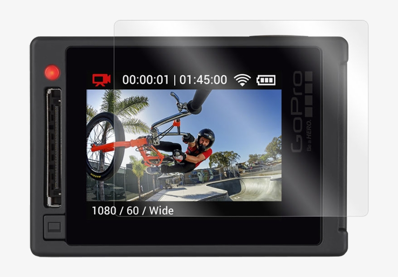 Gopro Hero4 Silver Screen Protector - Gopro Hero4 12.0 Mp Action Camera - 1080p, transparent png download