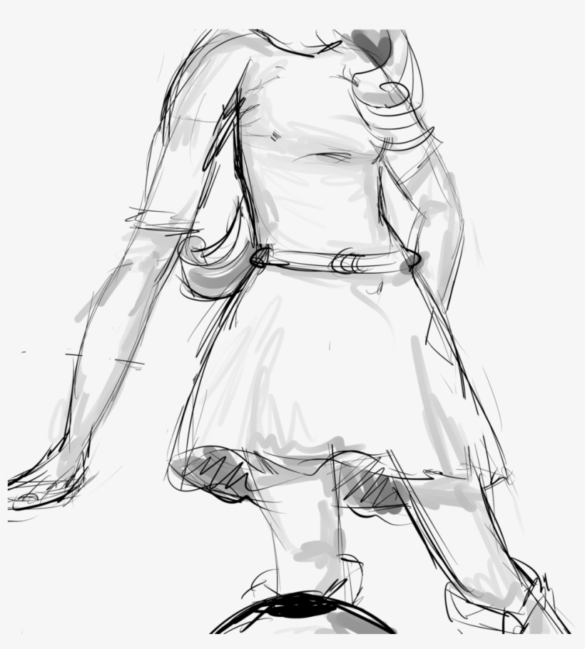 Mean Dog Sketch - Line Art, transparent png download