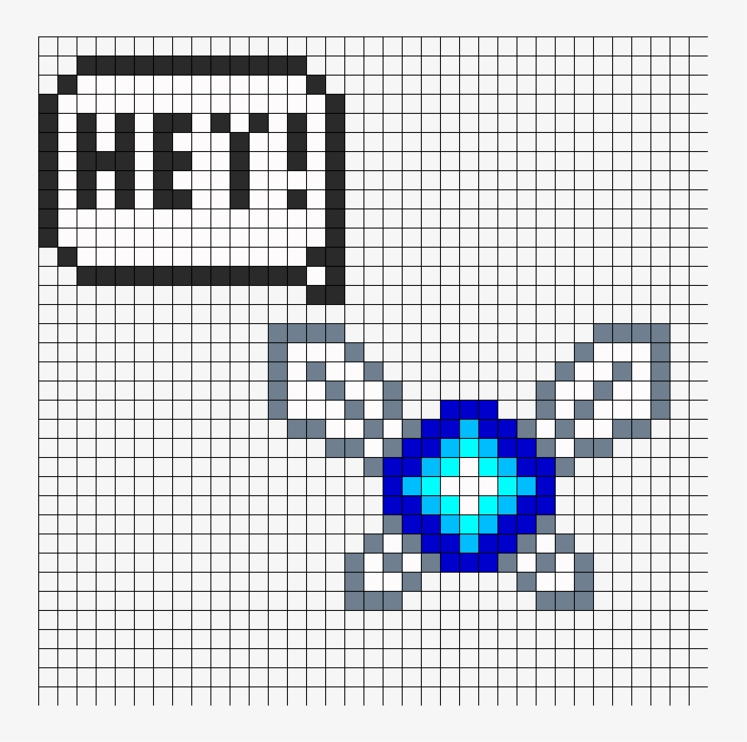 Loz Navi Perler Bead Pattern - Bead, transparent png download