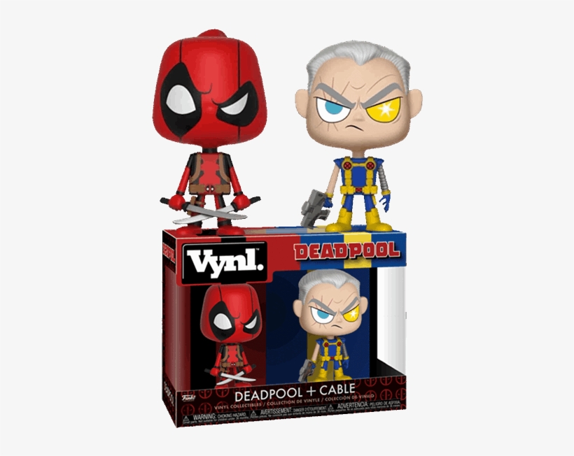Deadpool & Cable Vynl 2-pack - Deadpool And Cable Funko, transparent png download