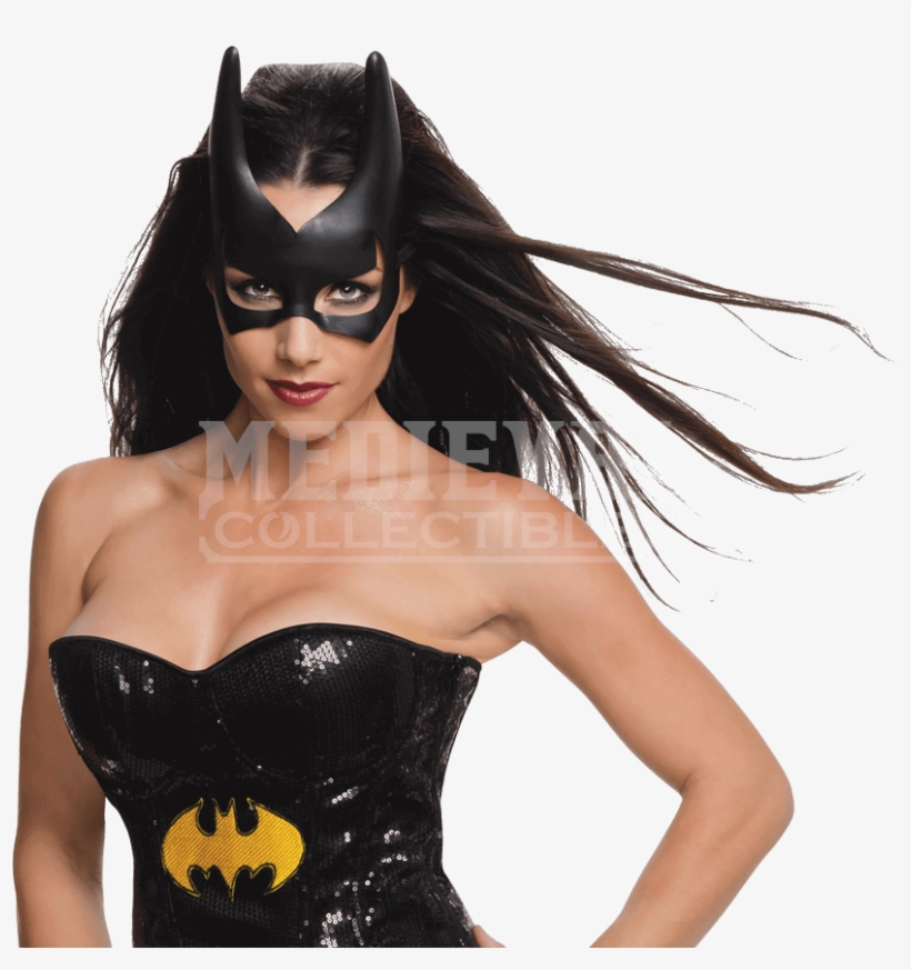 Adult Batgirl Mask - Batgirl Mask - Batman, transparent png download
