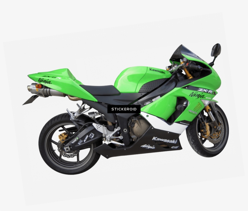 绿色川崎摩托车 - 绿色川崎摩托车, transparent png download