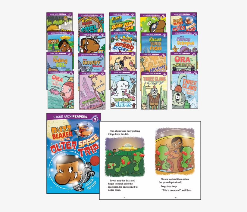 Capstone Press Stone Arch Readers Level - Buzz Beaker And The Outer Space Trip, transparent png download