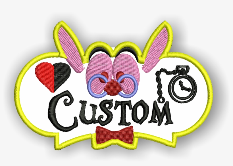 Image Of Custom White Rabbit Patch, transparent png download