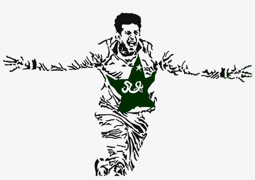 Wasim Akram Caricature - Sultans Of Swing Cricket, transparent png download