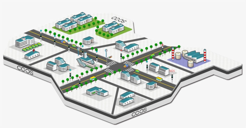 3d Virtual Street View Let The Operation And Maintenance, transparent png download