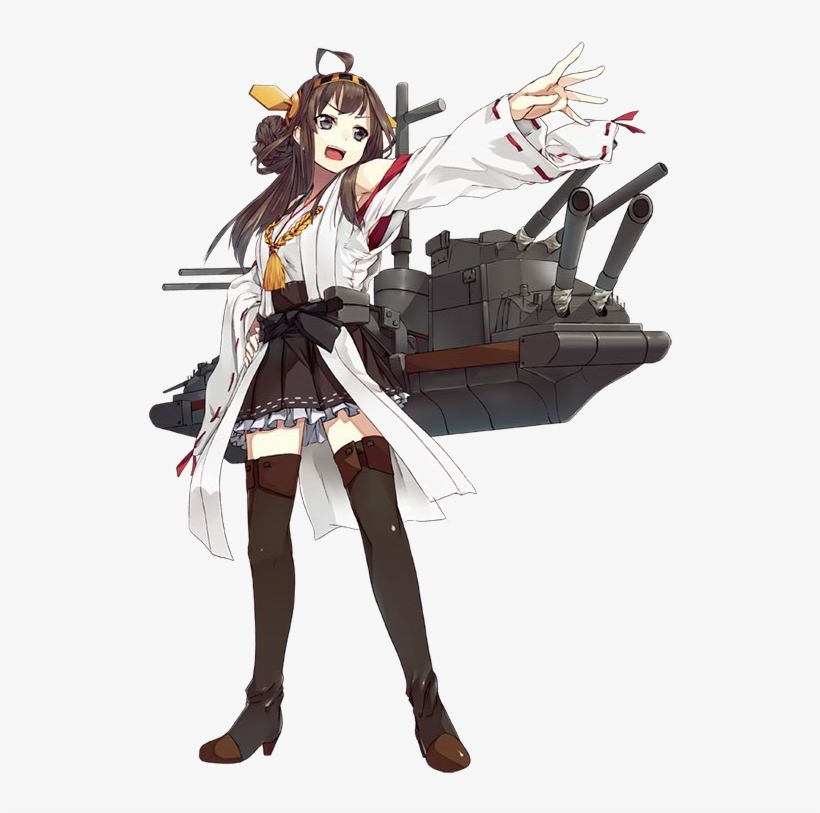Image Of Kongou Zenhoumon Fire - Kantai Collection Kongou, transparent png download