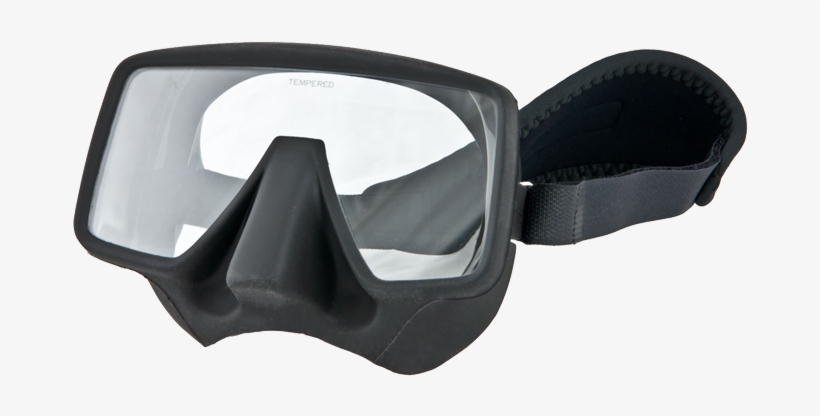 Tecline Tecline Frameless Classic Mat Mask W/neoprene - Tecline Frameless Classic Matt Dive Mask With Neoprene, transparent png download