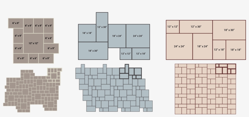 Download Firerock Paver Patterns - 3 Piece Random Paver Pattern - HD ...