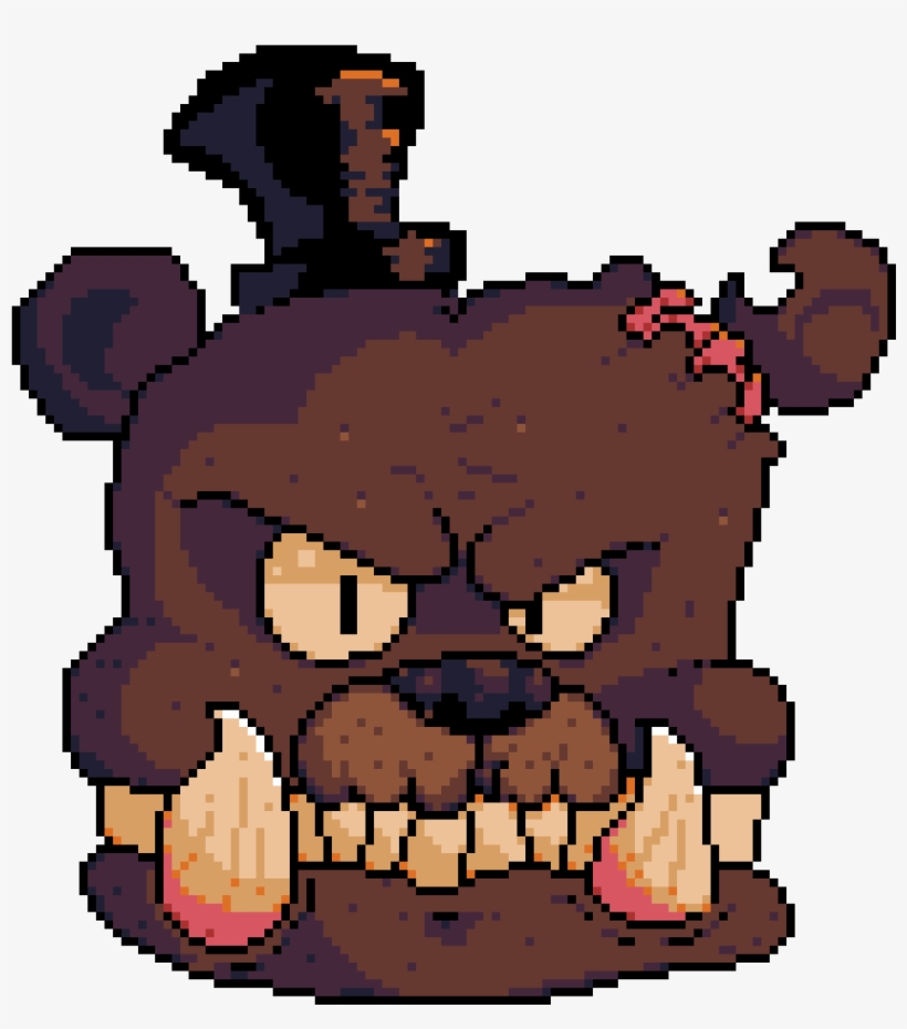 Artwork[art] Have A Spooky Freddy Head Just In Time - Cartoon, transparent png download