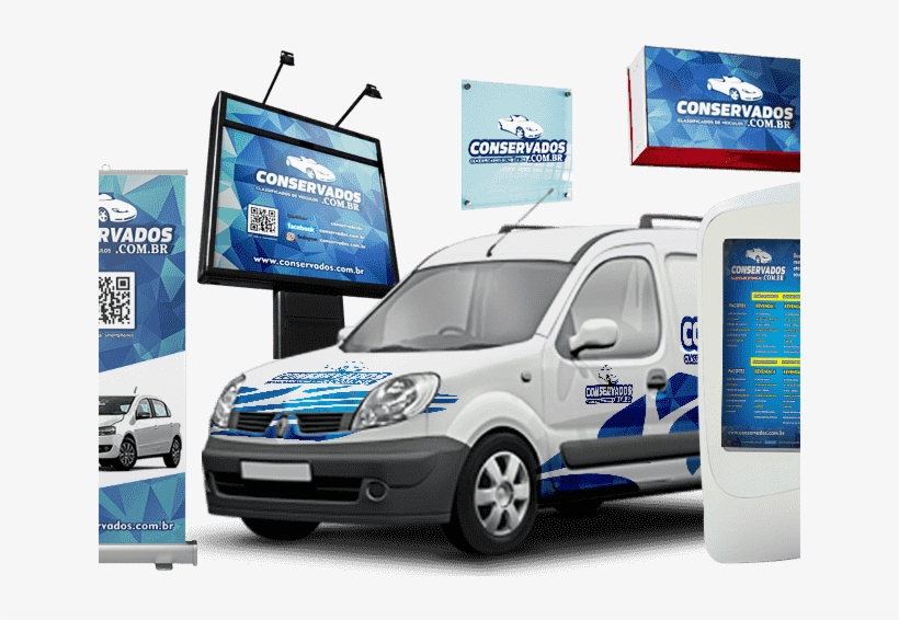 Banner Fachada Placa Plotagem Adesivo Em Goiania Min - Décoration Vehicule Avec Gabarit, transparent png download